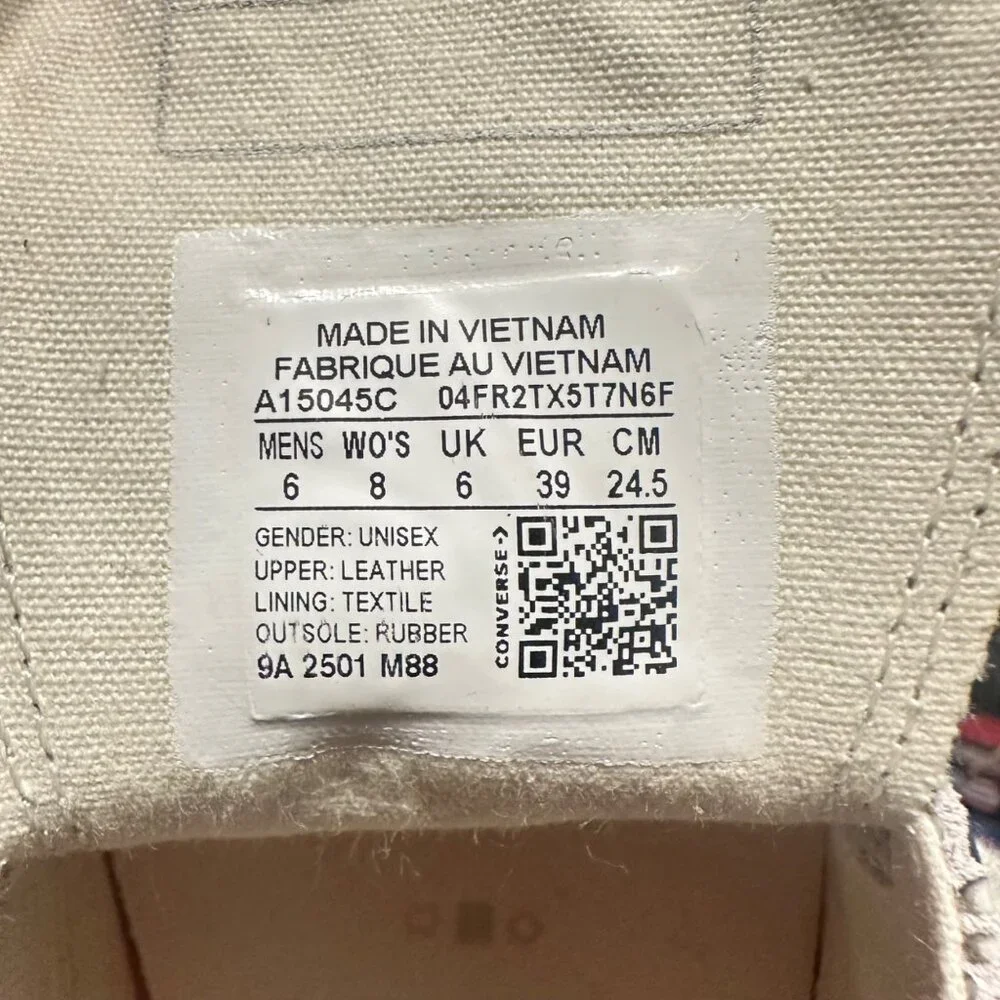 ⭐Converse Chuck 70 National Suede Snake Print Platform Sz 8 Womens Shoes A15045C - Picture 14 of 15